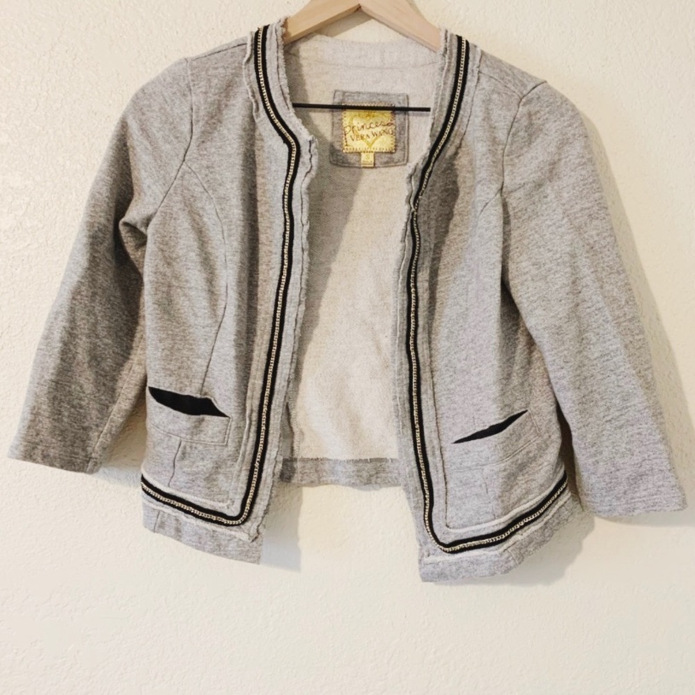 Princess Vera Wang Girls Cropped Open Cardigan